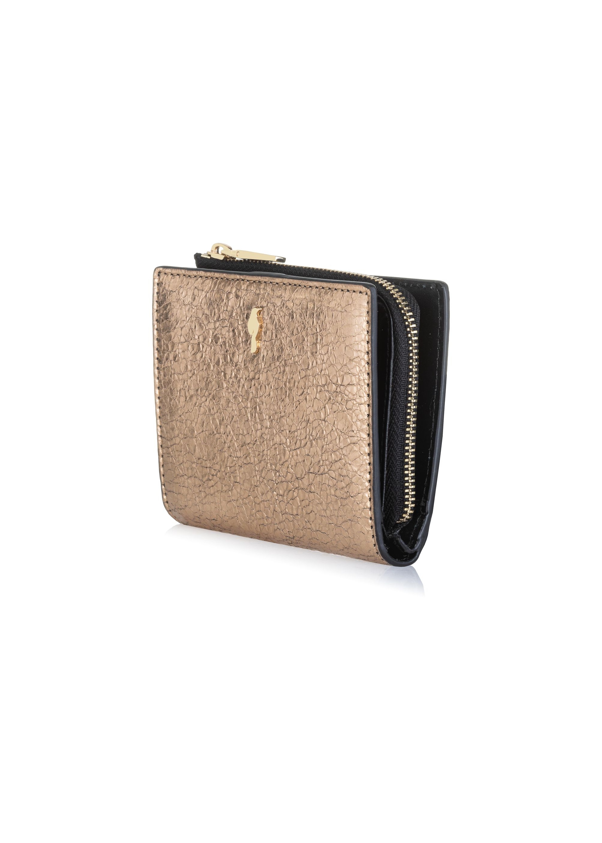 Women's small gold wallet PORES-0842-28(W23)-02