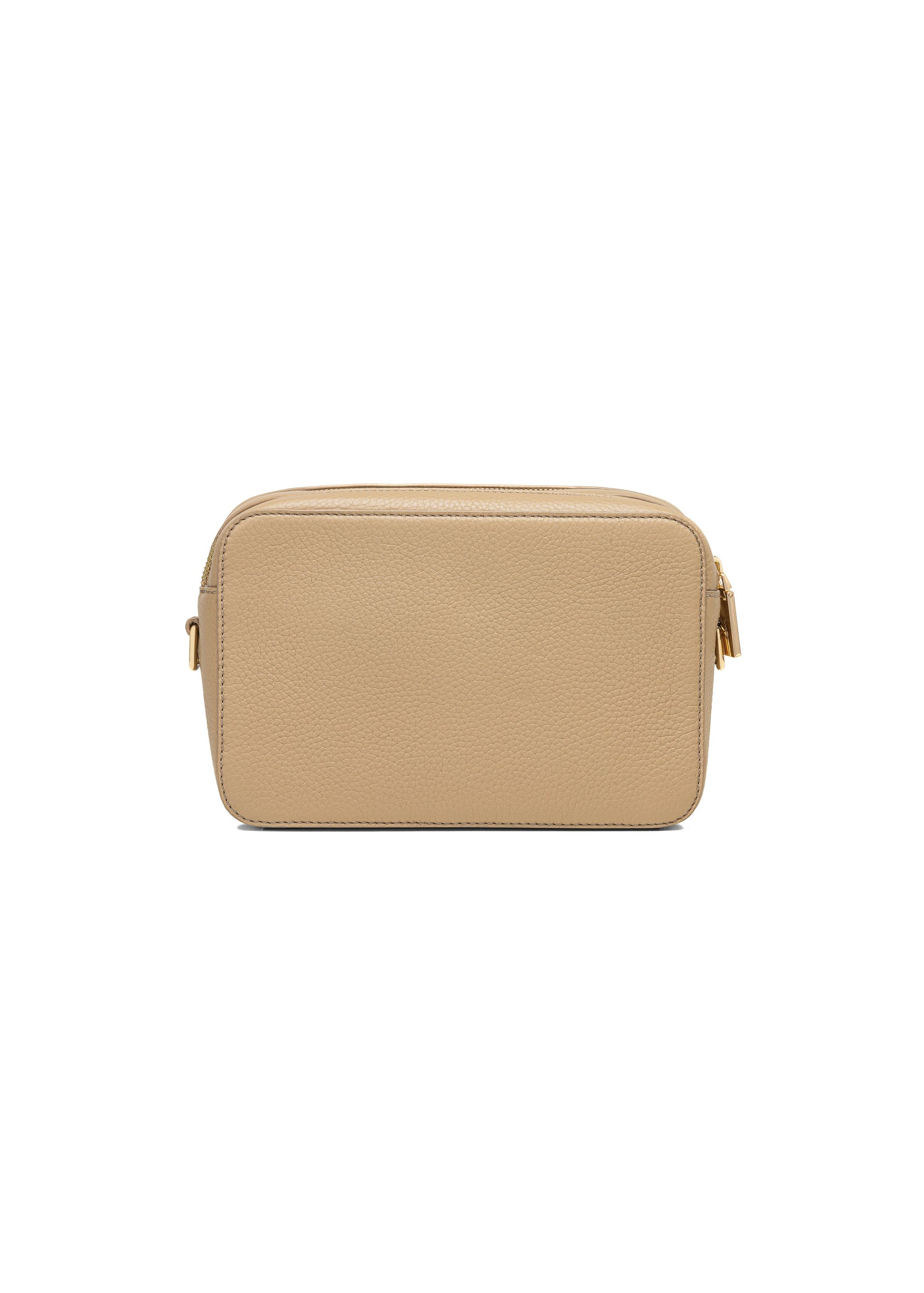 Beige leather women's handbag TORES-0732C-80(W25)-04