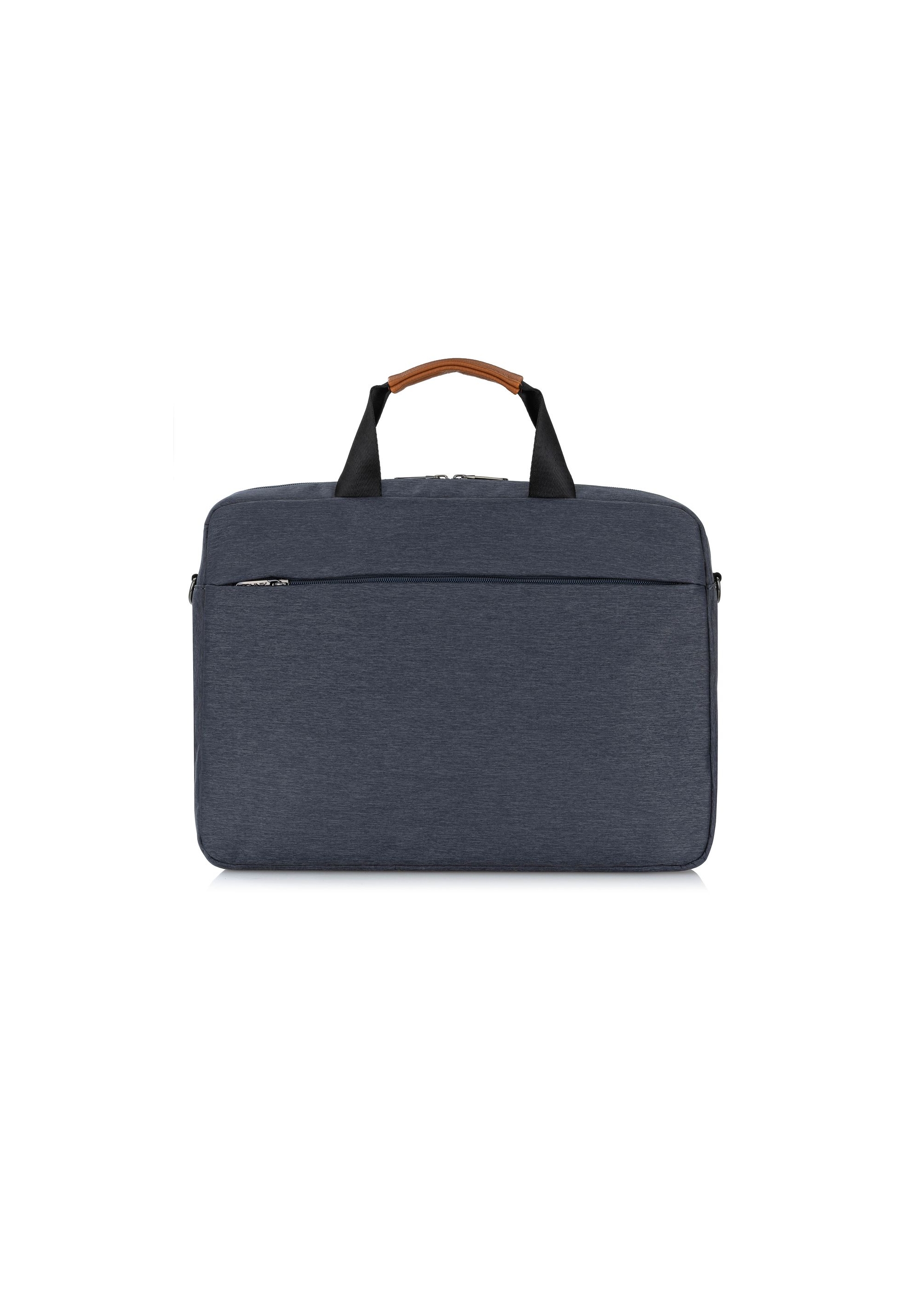 Grey men's briefcase with laptop pocket TORMN-0320-91(W24)-04