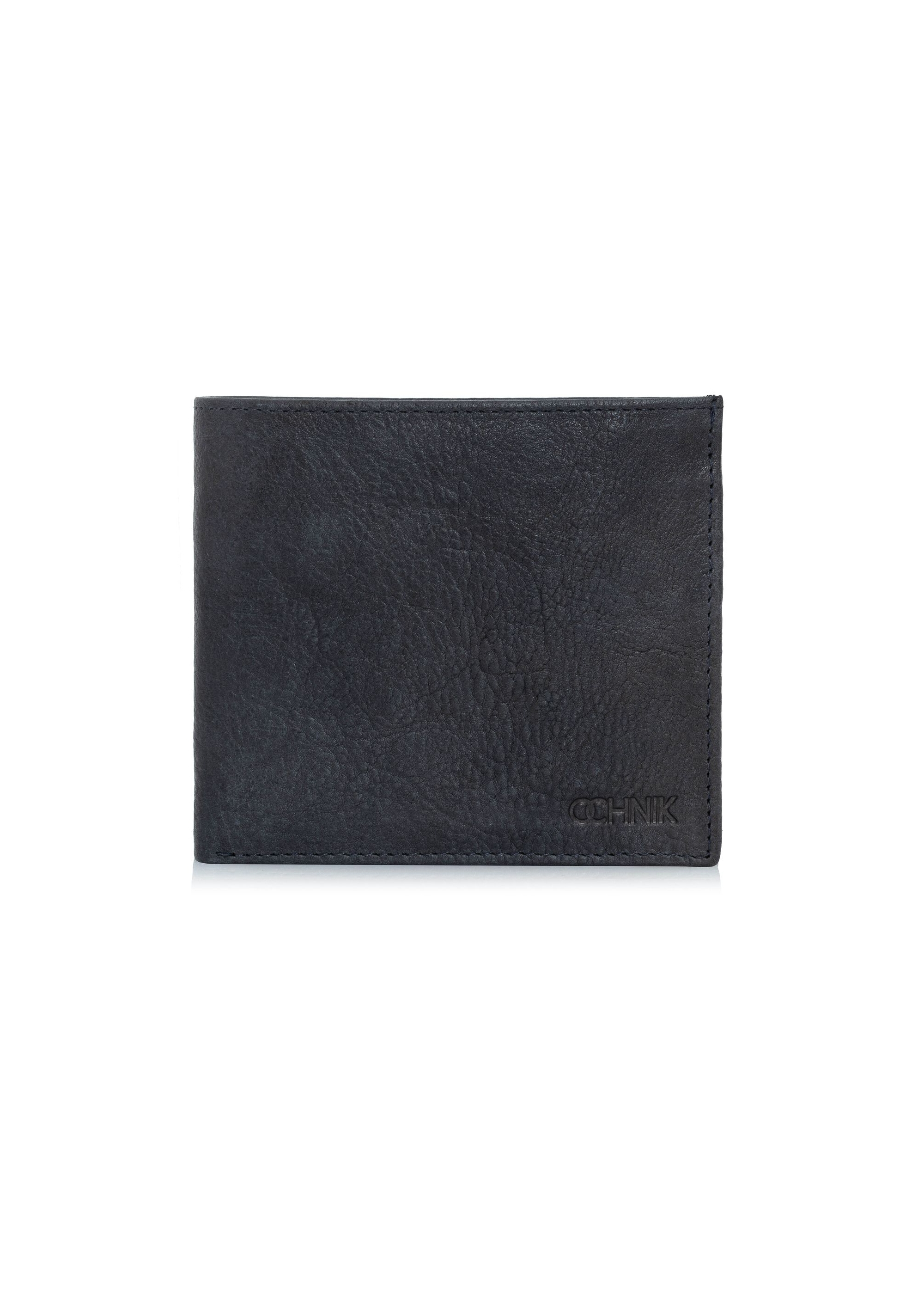 Men's classic black wallet without clasp PORMS-0206-69(Z24)-01