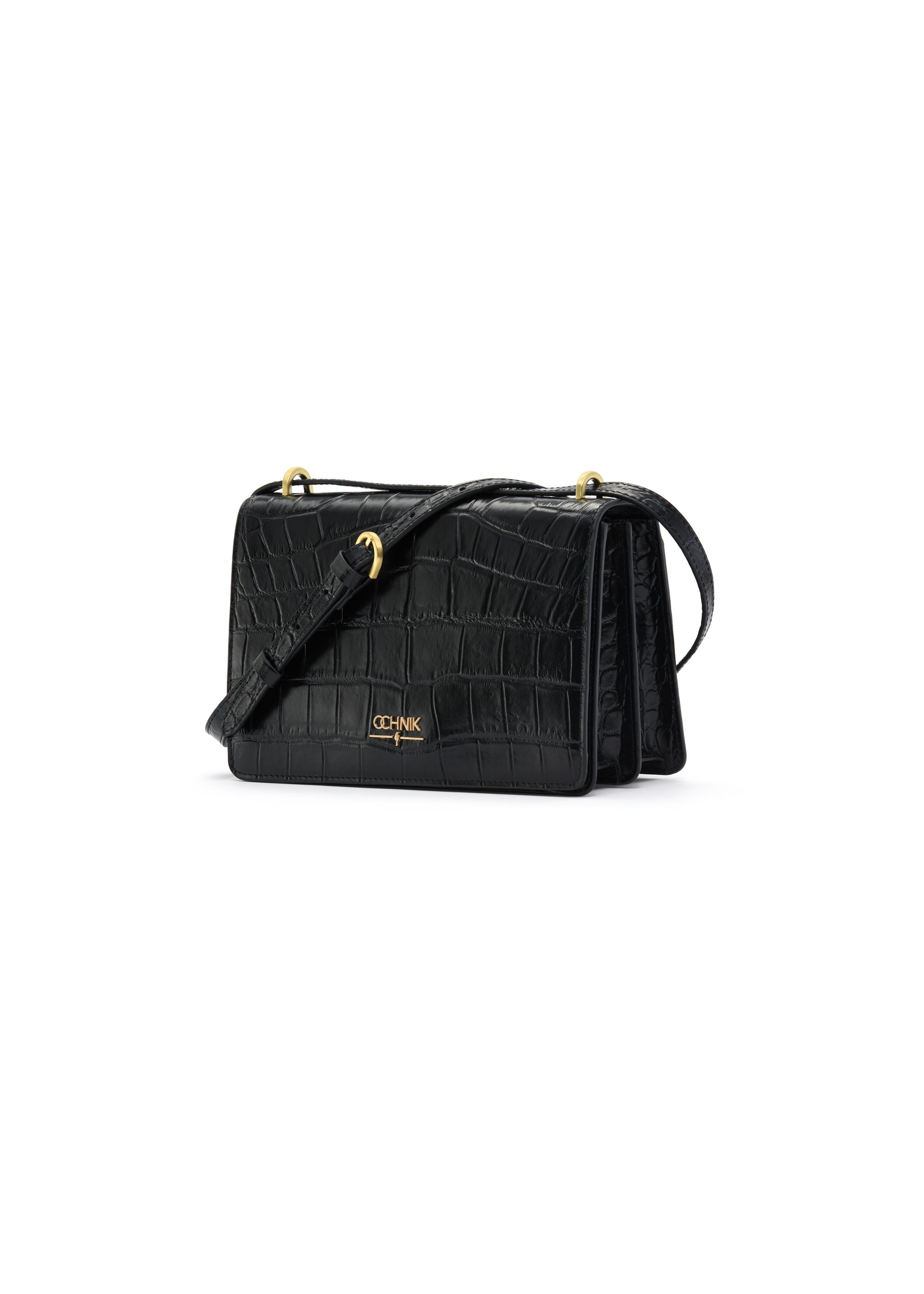 Black leather handbag TORES-1096-99(W25)-02