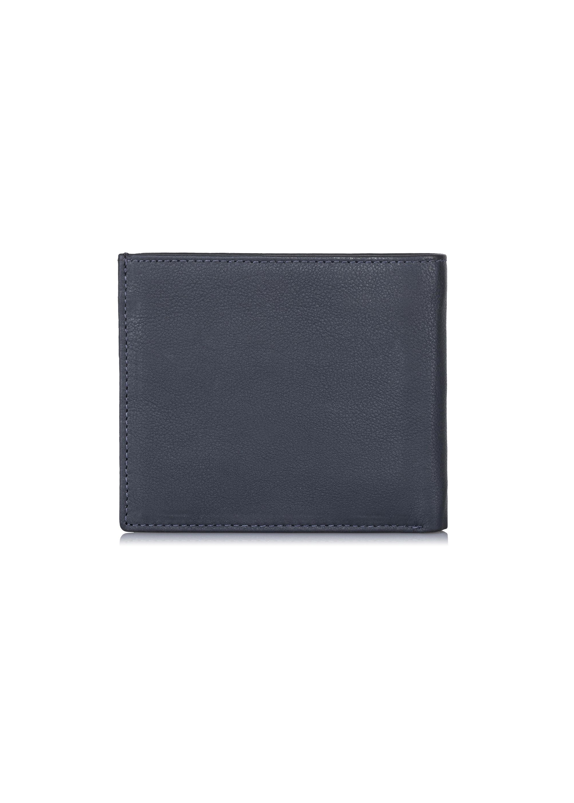 Men's graphite leather wallet PORMS-0544-95(Z23)-03