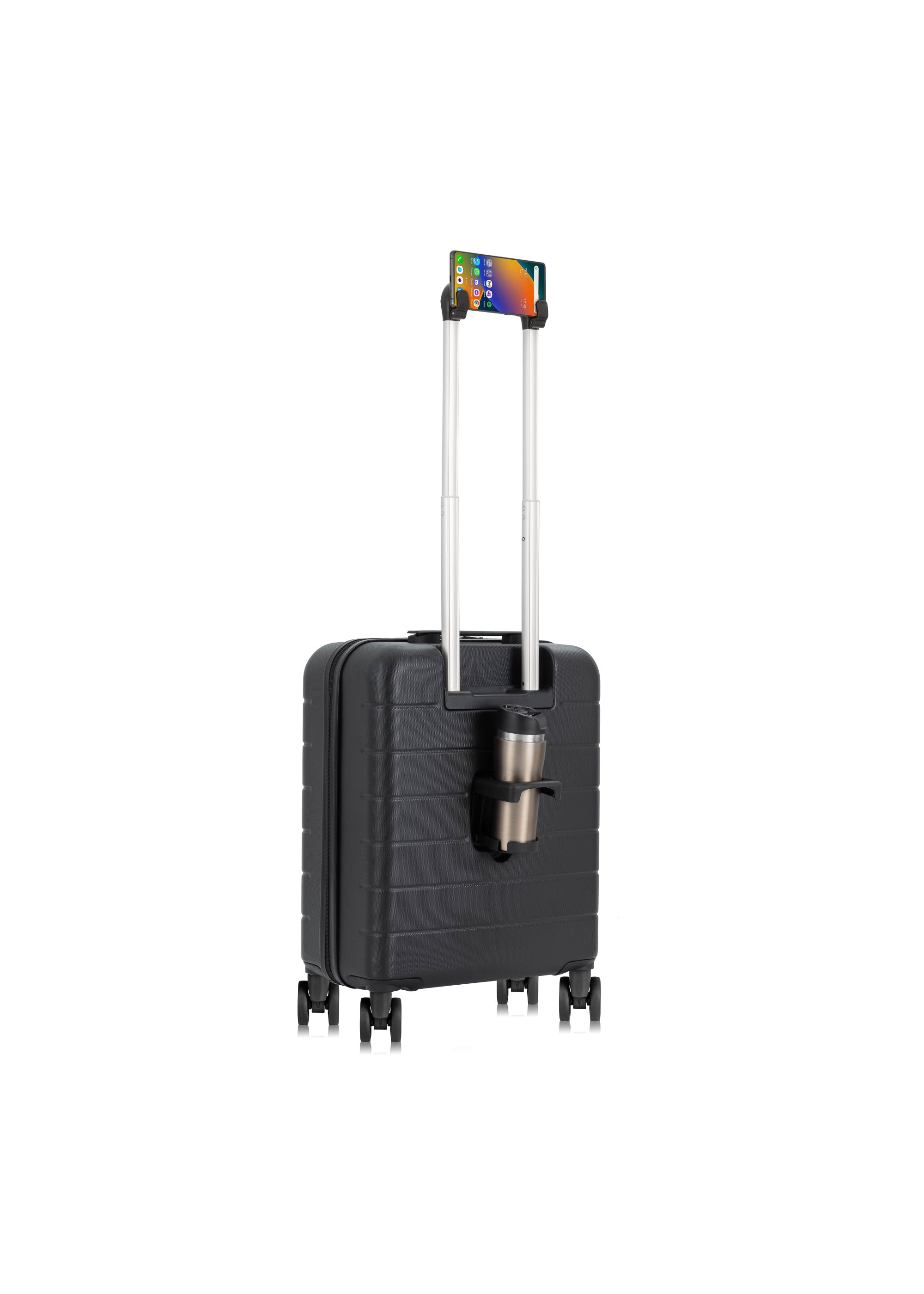 Cabin suitcase with cup holder WALAB-0072-99-19(W24)-07