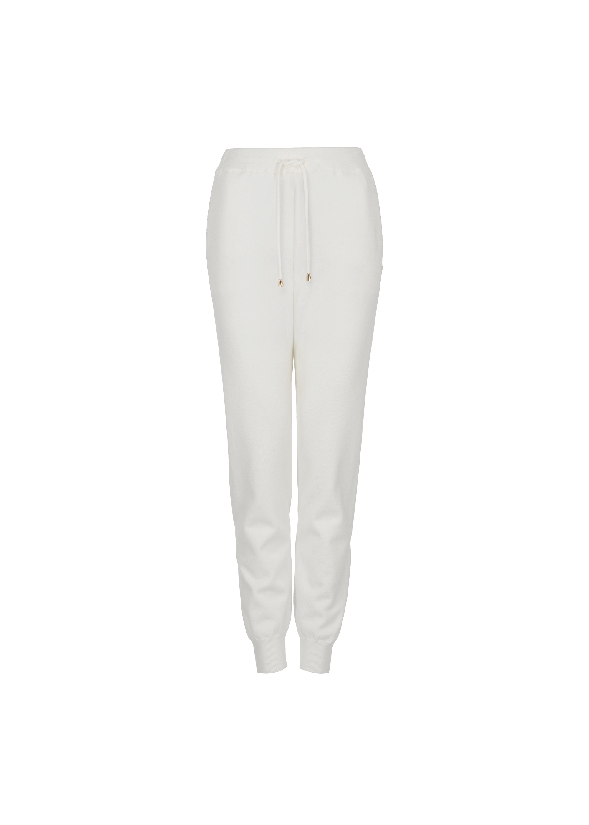 Cream women's sweatpants SPODT-0082-12(Z24)-03