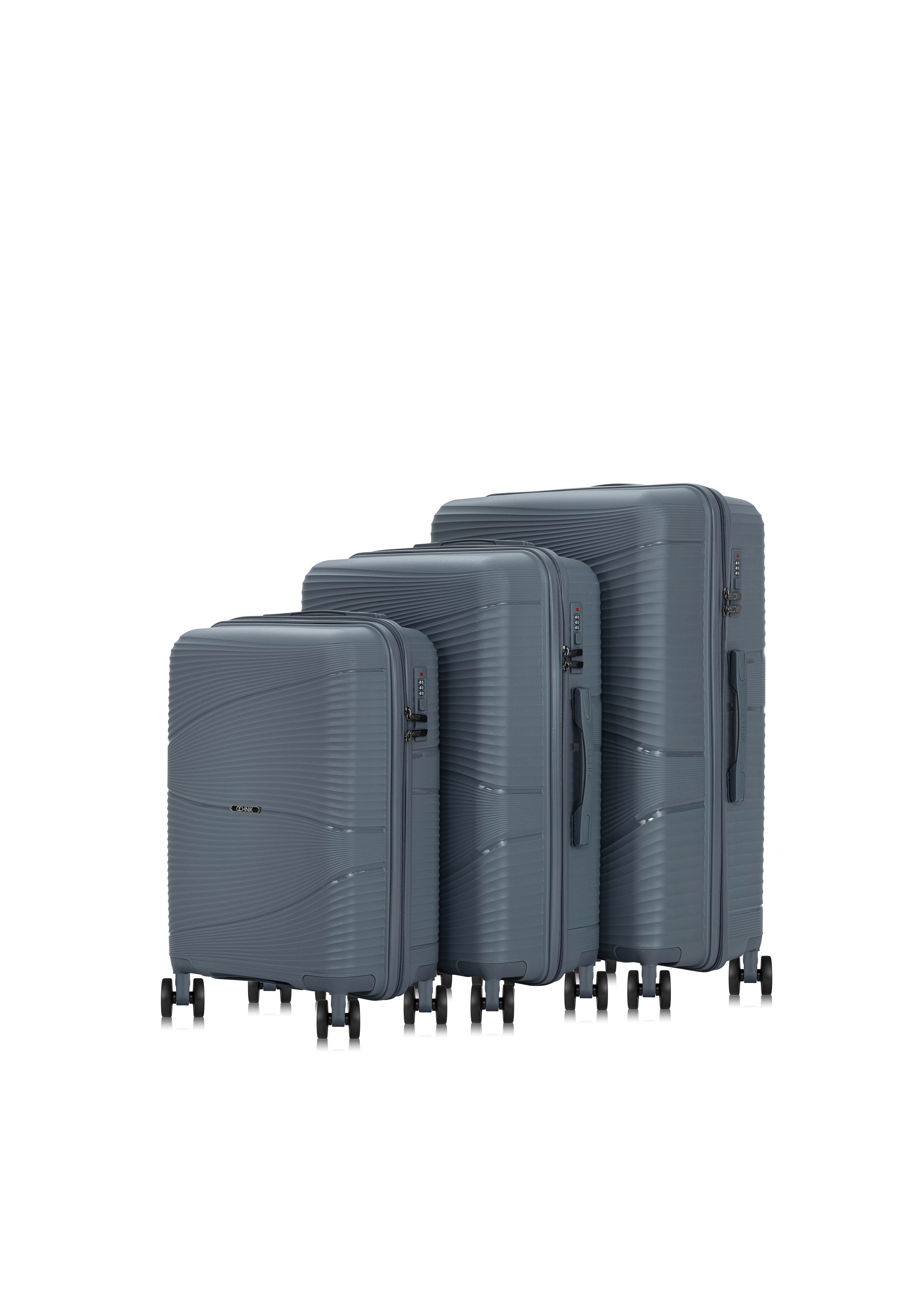 Set of suitcases on wheels 19"/24"/28" WALPP-0021-91(W24)-01