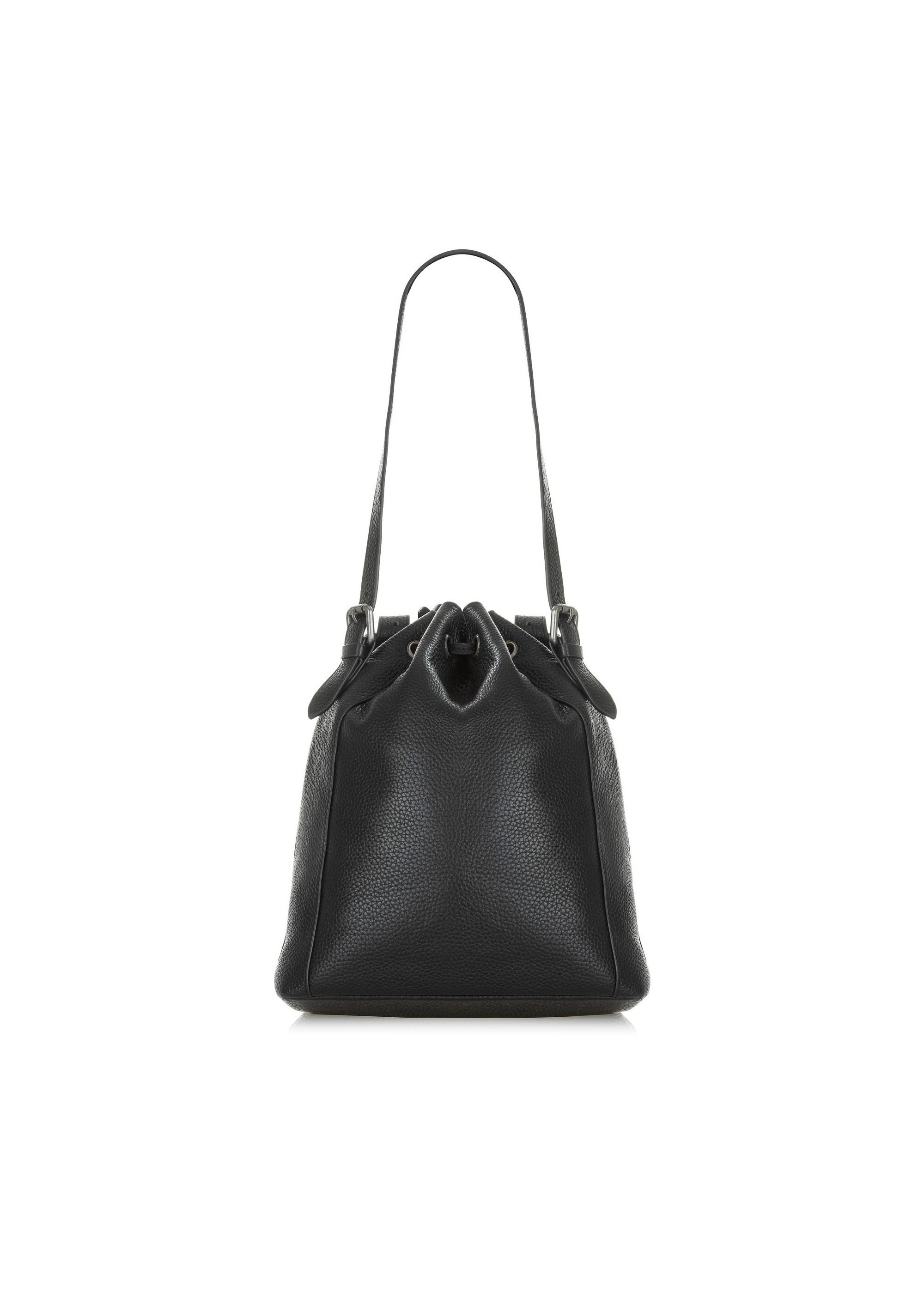 Black leather women's bag TORES-1034-99(Z24)-04