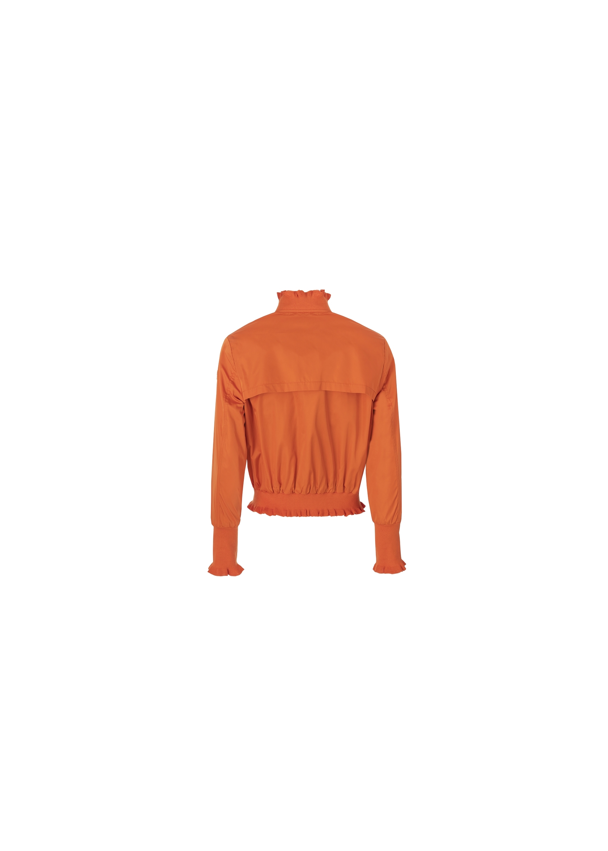 Women's orange bomber jacket KURDT-0159-30(W19)-02