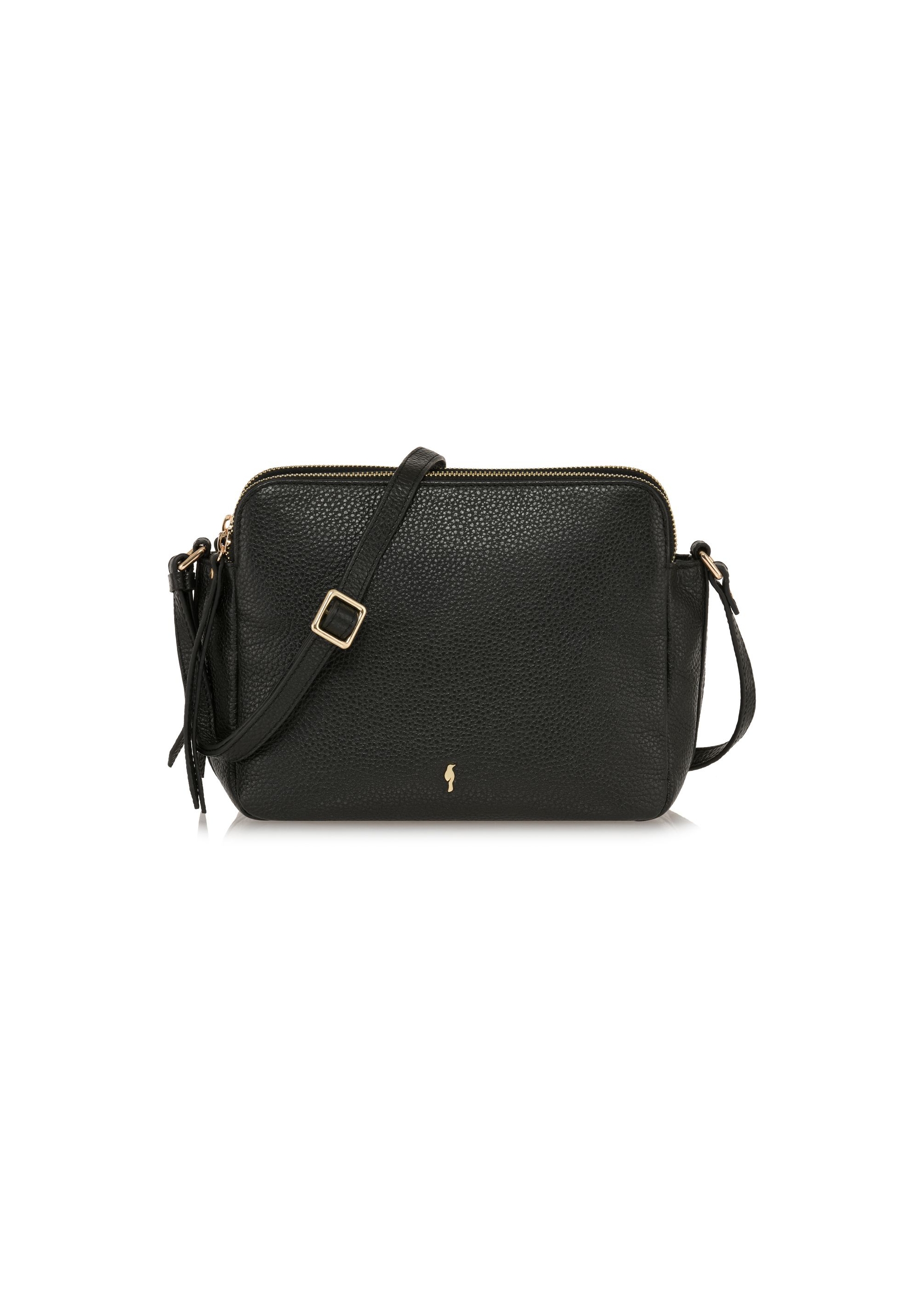 Women's black leather bag TORES-1056-99(Z24-02