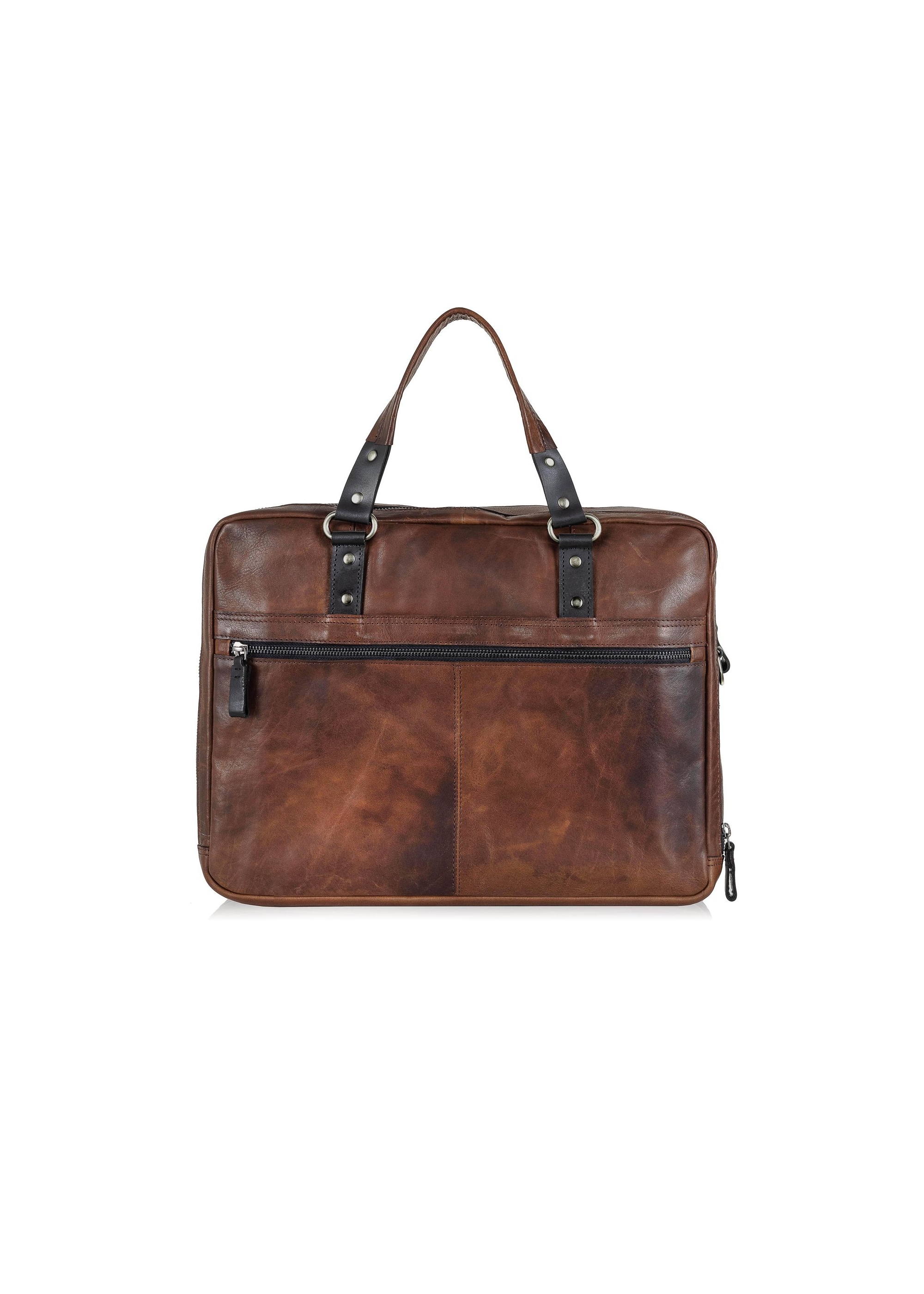 Brown leather men's bag TORMS-0100C-79(W25)-05