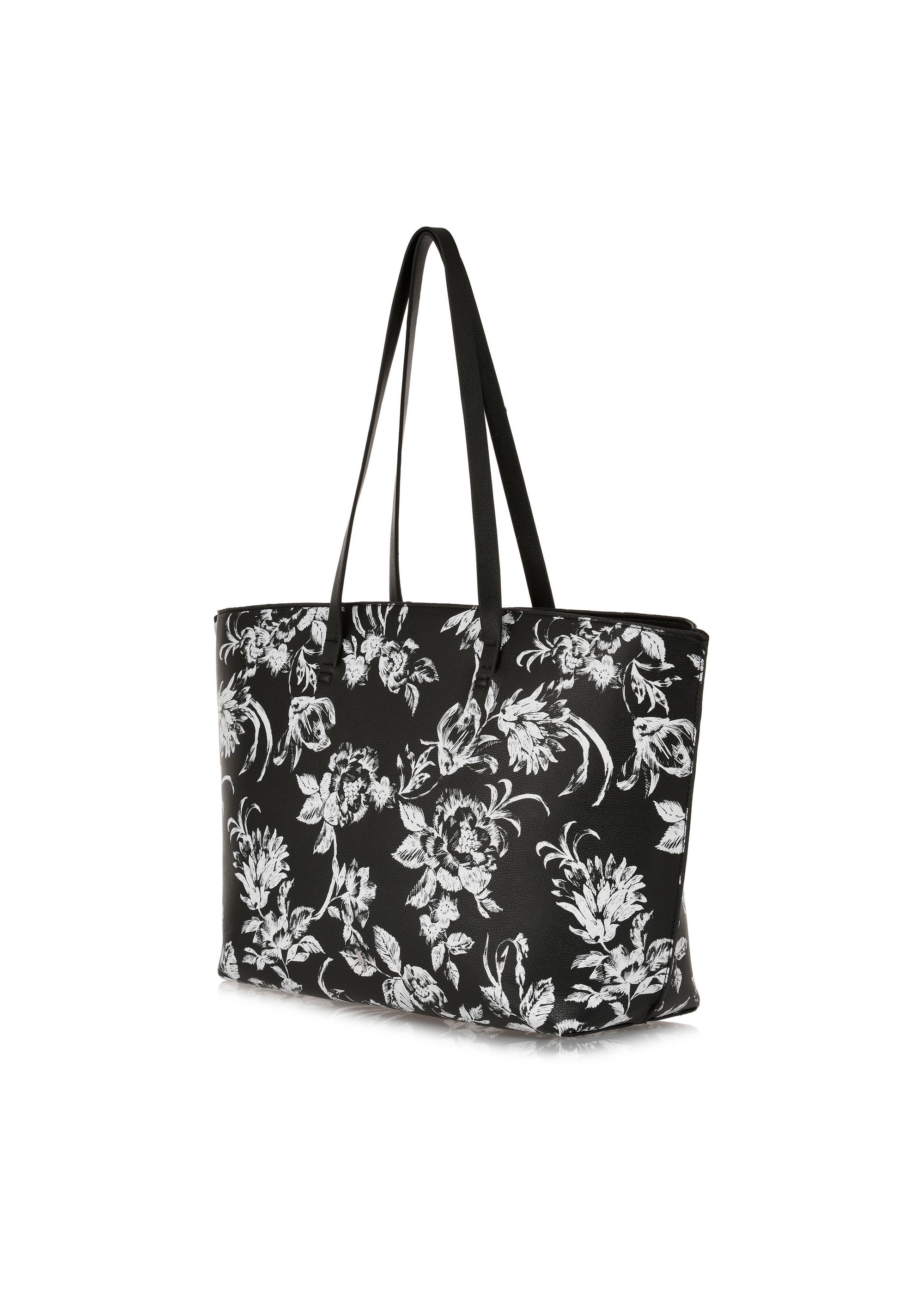 Classic women's handbag with print TOREC-0958-98(Z24)-03