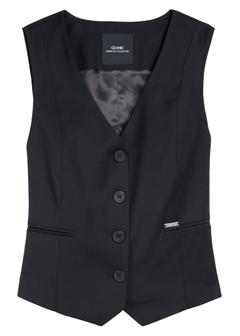 Black women's vest KAMDT-0031-99(Z25)