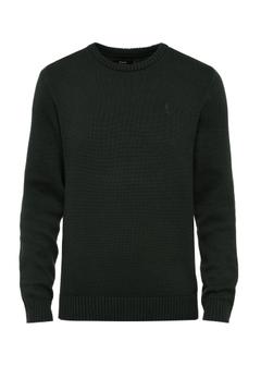 Green men's cotton sweater SWEMT-0147-54(Z24)