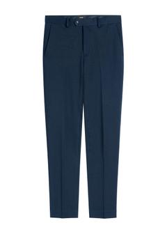 Navy blue men's trousers SPOMT-0115-7E(W26)