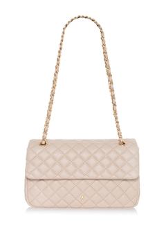 Cream quilted chain bag TOREC-0443D-12(W25)