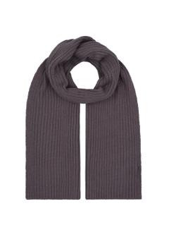 Men's gray winter scarf SZAMT-0016-9B(Z26)