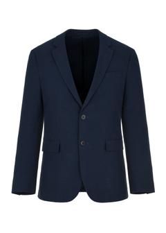 Men's navy blue single-breasted jacket MARMT-0014-69(W24)