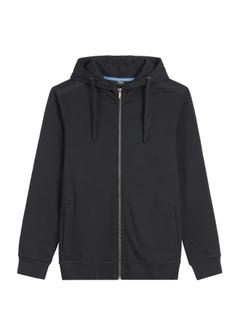 Men's black zip-up sweatshirt BLZMT-0078-99(W26)