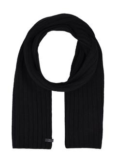 Black wool men's scarf SZAMT-0030-99(Z26)