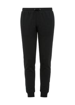 Black men's cotton trousers SPOMT-0107-99(W25)