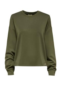 Women's khaki sweatshirt BLZDT-0112-55(W25)