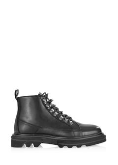 Black men's leather boots BUTYM-0468-99(Z24)