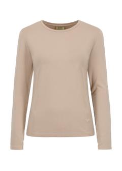 Women's basic long sleeve blouse LSLDT-0037-93(Z24)