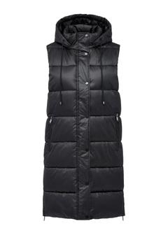 Black insulated women's vest KAMDT-0028-99(Z24)