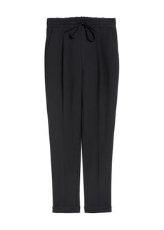 Black women's crease trousers SPODT-0098-99(Z25)
