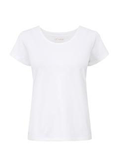 White women's basic T-shirt TSHDT-0111-11(KS)