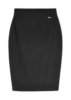 Women's black pencil skirt SPCDT-0092-99(Z26)