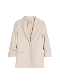 Women's light beige jacket ZAKDT-0043-1A(W26)