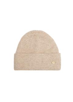 Light beige women's wool blend cap CZADT-0201-80(Z25)