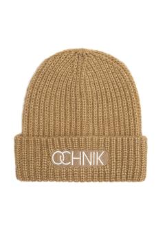 Beige women's hat with the OCHNIK logo CZADT-0075A-81(Z25)