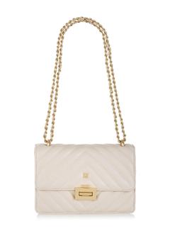 Cream quilted women's bag TOREC-0528B-12(Z24)