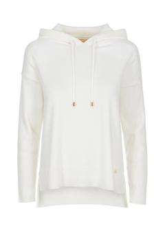 Cream women's hooded sweater SWEDT-0180-12(Z24)