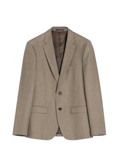 Dark brown men's suit jacket MARMT-0013-1I(W26)