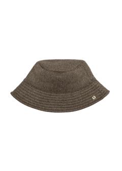 Brown women's hat with wool CZADT-0214-89(Z25)