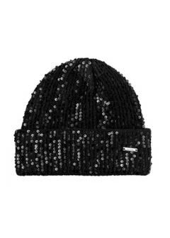 Black women's wool cap CZADT-0203-99(Z25)
