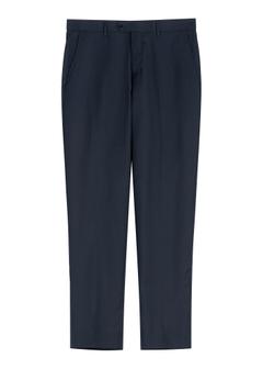 Navy blue men's trousers SPOMT-0118-7E(W26)