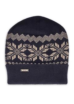 Navy blue cotton men's cap CZAMT-0090-69(Z25)