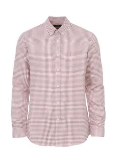 Men's fine check shirt KOSMT-0277-85(W23)