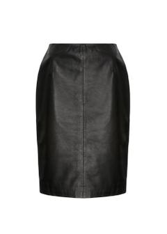 Women's pencil leather skirt SPCDS-0031-5010(KS)