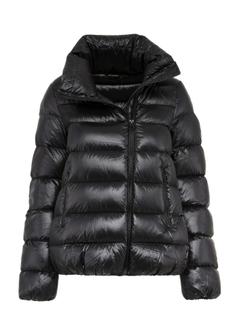 Black women's quilted winter jacket KURDT-0305-99(Z24)