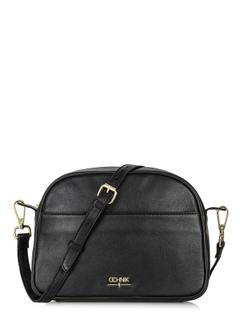 Women's black leather shoulder bag TORES-0806B-99(Z24)