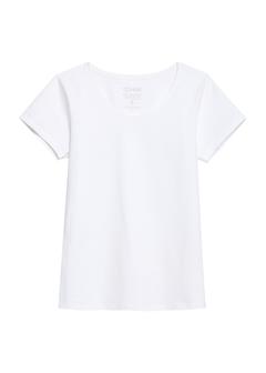 White women's basic T-shirt TSHDT-0111-11(KS)
