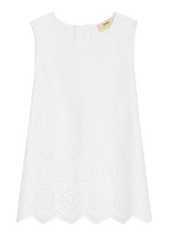 Women's white blouse BLUDT-0207-0B(W26)