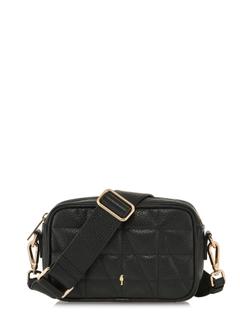 Women's black leather bag TORES-1054-99(Z24)