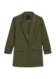 Women's khaki blazer ZAKDT-0043-55(Z25)