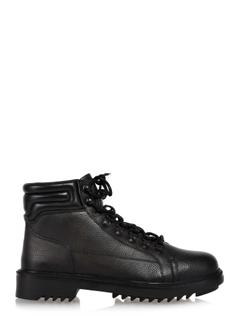 Black men's leather boots BUTYM-0471-99(Z24)