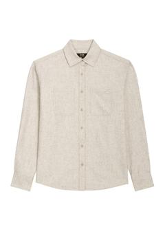 Light beige women's wool shirt KOSDT-0197-1A(Z26)